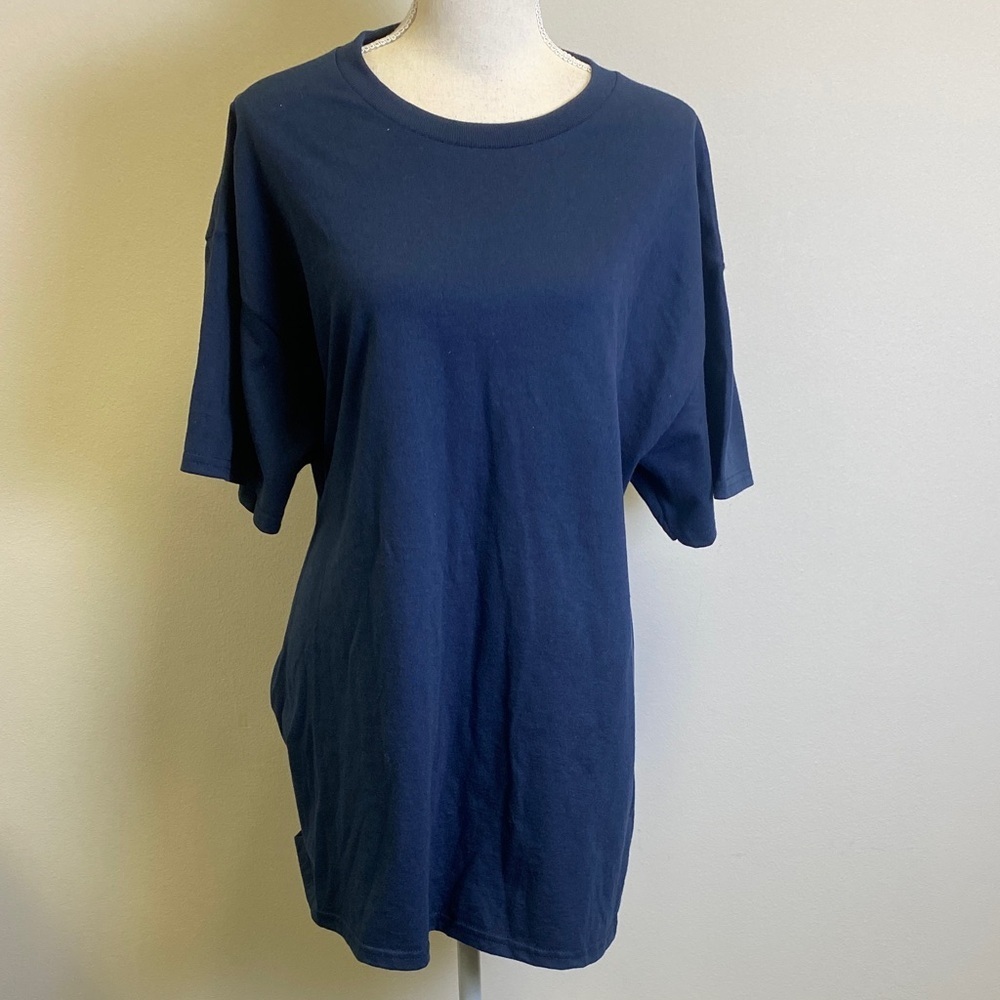 Gildan Heavy Cotton Dark Blue Tee